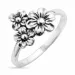 blommor ring i silver