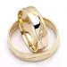 5 mm diamant vigselsringar i 14  karat guld 0,008 ct og 0,02 ct - set