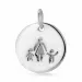 mor och barn hängen i silver