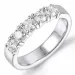 lab grown diamant ring i 14  karat vitguld 5 x 0,15 ct