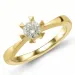 0,30 ct lab grown diamant ring i 14  karat guld 0,30 ct