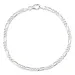 figaroarmband i silver 21 cm x 2,8 mm