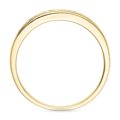 Smaragd guld ring i 14  karat guld 0,11 ct 0,21 ct