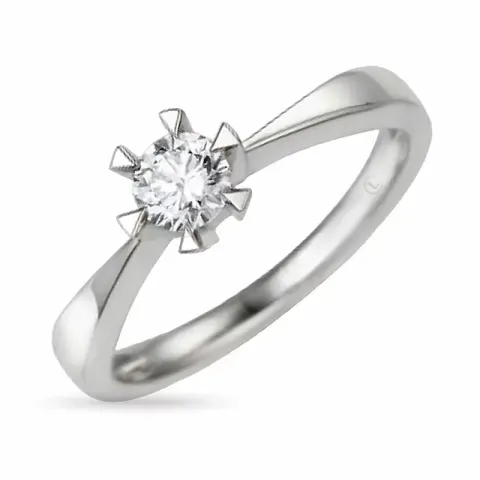 0,30 ct lab grown diamant ring i 14  karat vitguld 0,30 ct