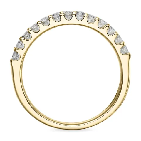 Diamant alliancring i 14  karat guld 0,36 ct