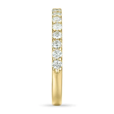 Diamant alliancring i 14  karat guld 0,36 ct