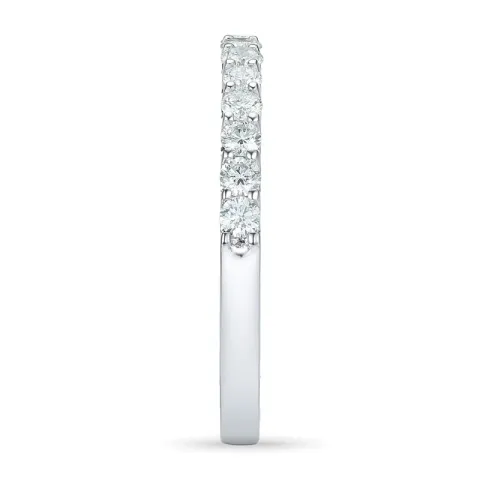 Diamant alliancring i 14  karat vitguld 0,49 ct