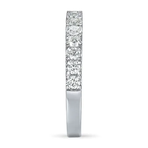 Diamant alliancring i 14  karat vitguld 0,48 ct