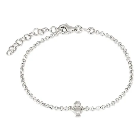 familj armband i silver med Dotter i silver