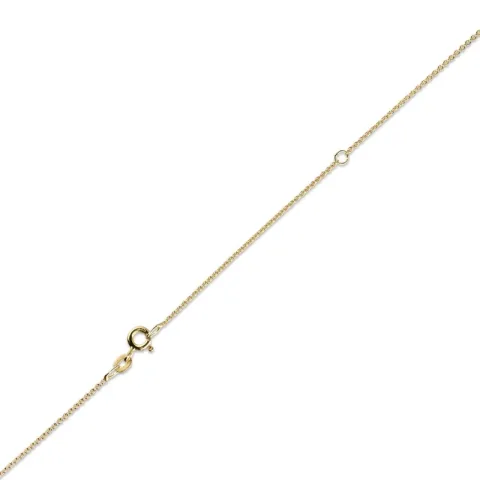 BNH Anker runda halsband i 14 karat guld 45 - 50 cm x 1,2 cm