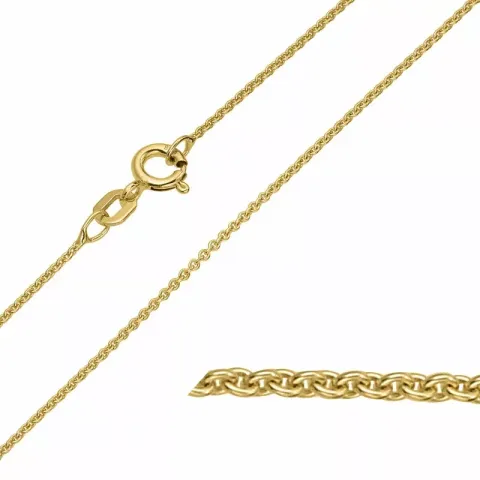 Kollektionsprov BNH Anker runda halsband i 8 karat guld 40 - 42 cm x 1,2 mm