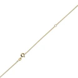 BNH Anker runda halsband i 14 karat guld 45 - 50 cm x 1,2 cm