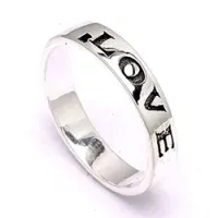 Kollektionsprov Love ring i silver